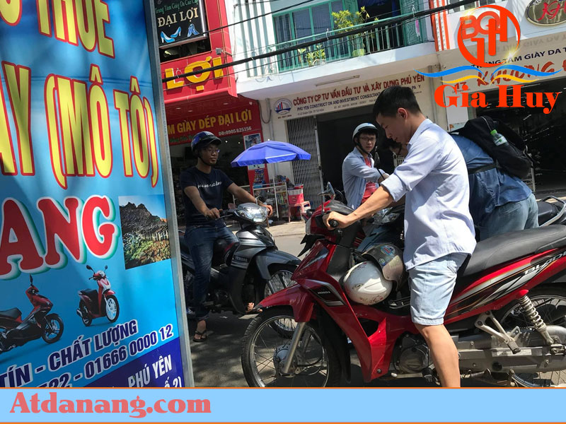 Cho thuê xe máy giá rẻ tại Tuy Hoà Phú Yên - Anh Sang 